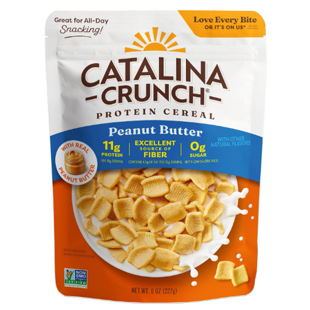Cereal Crujiente Sabor Crema de Cacahuate Keto Catalina 255gr