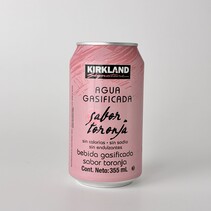 Agua Gasificada Toronja Kirkland 355ml