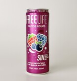 Agua Gasificada Sabor Frutos Rojos FREELIFE 355ml.