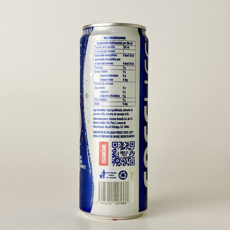 Agua Gasificada Sabor Granada Naranja FREELIFE 355ml.