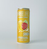 Agua Gasificada Sabor Mango Fresa FREELIFE 355ml.