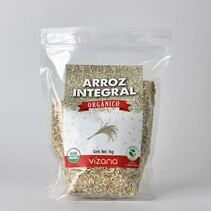 Arroz Integral Orgánico Vizana 1 kg.