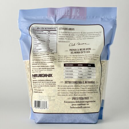 Avena Coccion Rapida Sin Gluten BRM 794gr