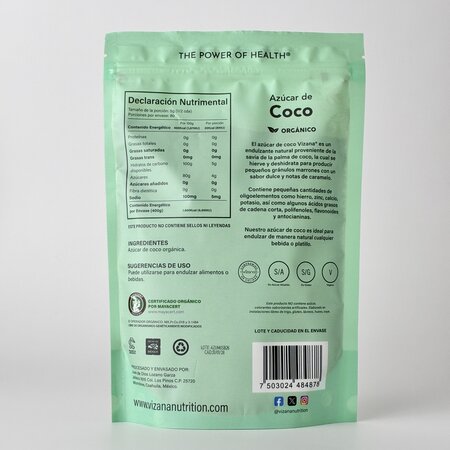 Azucar de Coco Organica Vizana 400gr