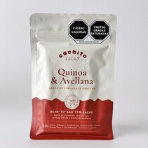Barra de Chocolate 75% Quinoa y Avellana Cachito Cacao 70g
