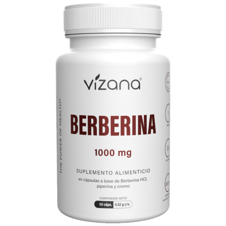 Berberina con Piperina y Cromo Capsulas Vizana 90/1000mg