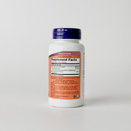 Acido Alpha Lipoico Now 60/600mg