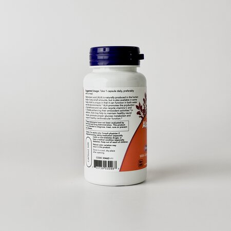 Acido Alpha Lipoico Now 60/600mg