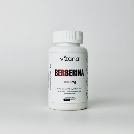 Berberina con Piperina y Cromo Capsulas Vizana 90/1000mg