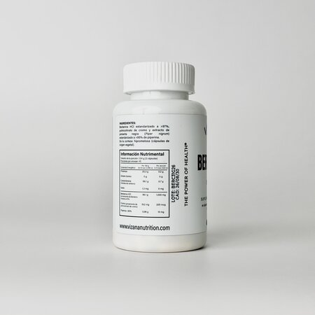 Berberina con Piperina y Cromo Capsulas Vizana 90/1000mg