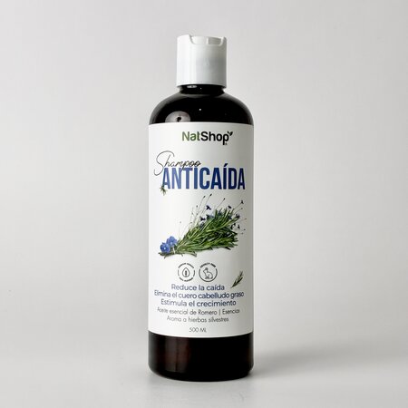 Shampoo Anticaida Con Romero NatShop 500ml