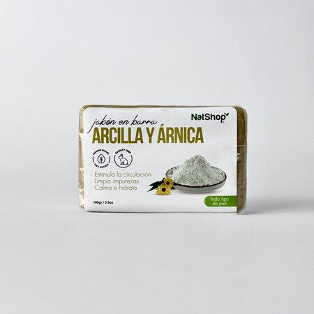 Jabon de Tocador Arcilla y Arnica NatShop 100g