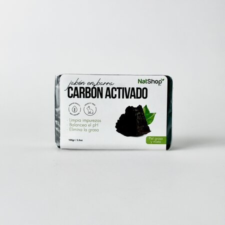 Jabon de Tocador Carbon Activado NatShop 100gr
