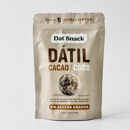 Bolitas de Datil Con Cacao y Coco Dat Snack 120g