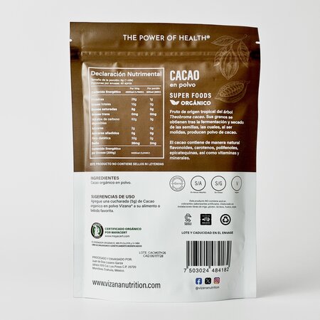 Cacao en Polvo Organico Vizana 200gr