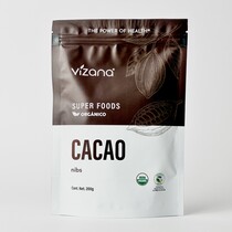 Cacao NIBS Orgánico Vizana 200 gr.