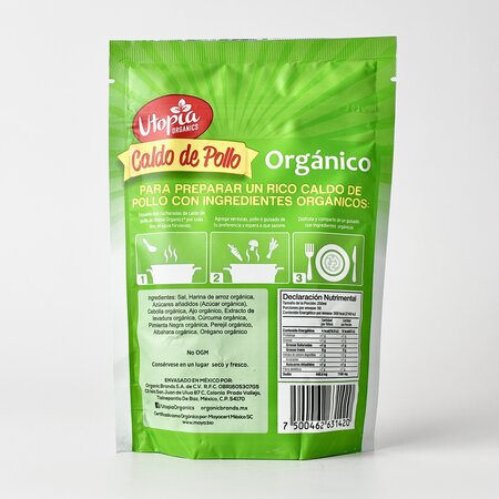 Caldo de Pollo Orgánico Utopia 250g