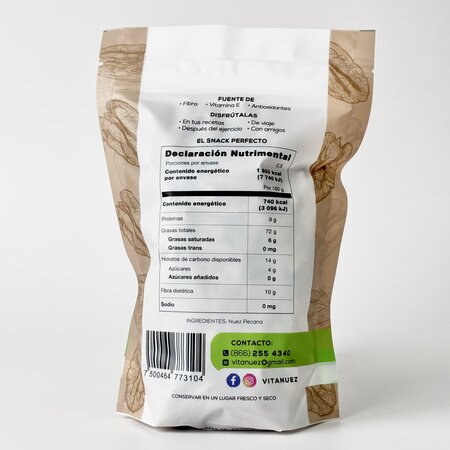 Nuez Organica Natural Vitanuez 250gr