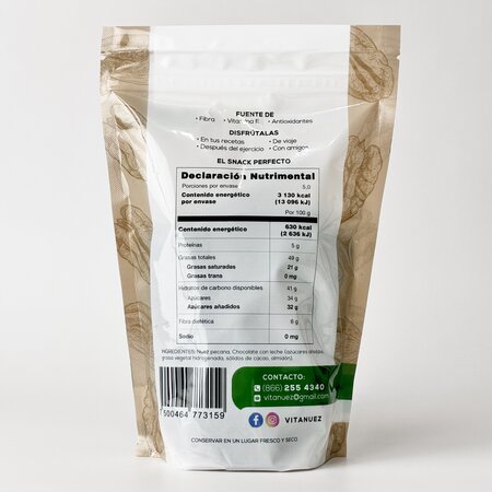 Nuez Organica con Chocolate Vitanuez 500gr