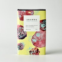 Chocolate Frambuesa + Macadamia 56% Cacao Aranda 105 gr.