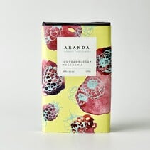 Chocolate Frambuesa + Macadamia 56% Cacao Aranda 105 gr.