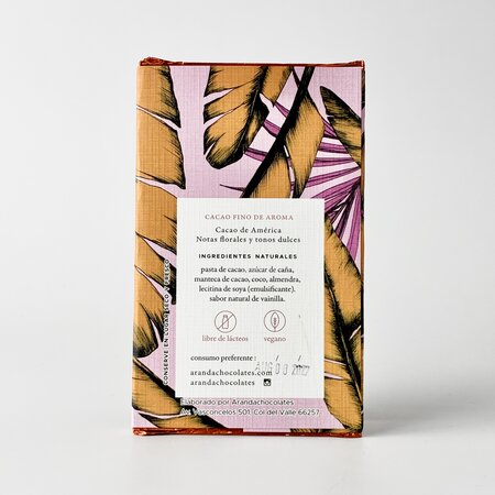 Chocolate de Coco + Almendra 56% Cacao Aranda 105 gr.