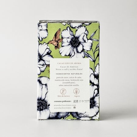 Chocolate Artesanal 70% Cacao Aranda 100 gr.