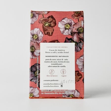 Chocolate Artesanal 85% Cacao Aranda 100 gr.