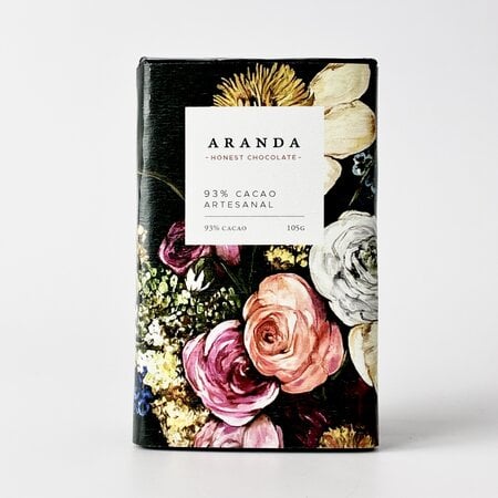 Chocolate Artesanal 93% Cacao Aranda 105 gr.