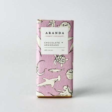 Chocolate + Arandano  46% Cacao Aranda Kids 31 gr.