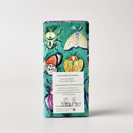 Chocolate + Quinoa Inflado 46% Cacao Aranda 31 gr.
