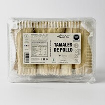 Tamales de Pollo Orgánicos Vizana 12 pz.