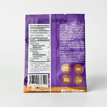 Gusanos Sin Azucar DELOU 40g