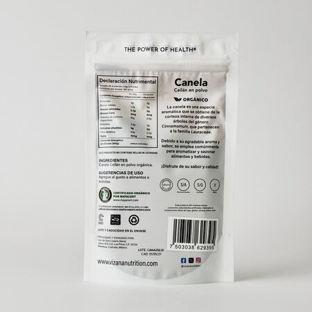 Canela Ceilan en Polvo Organica Vizana 100g