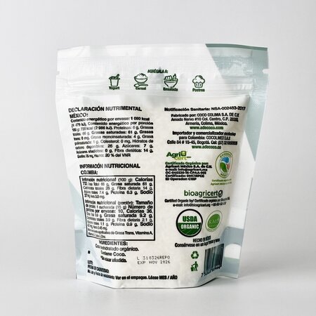 Coco Rallado Organico A De Coco 150gr