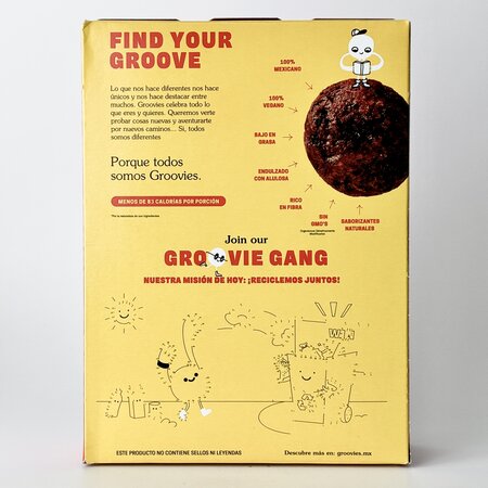 Cereal de Maíz con Quinoa Sabor Chocolate Groovies 250g