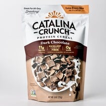 Cereal Crujiente Sabor Chocolate Oscuro Keto Catalina 255gr
