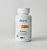 Cúrcuma Orgánica en Capsulas, Complejo Curcumina Vizana 90-500 mg