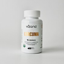 Cúrcuma Orgánica en Capsulas, Complejo Curcumina Vizana 90-500 mg
