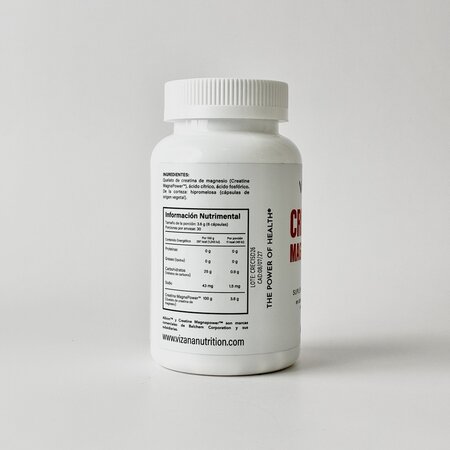 Creatina de Magnesio Quelado en Capsulas Vizana 180/600mg