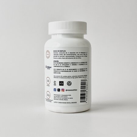 Creatina de Magnesio Quelado en Capsulas Vizana 180/600mg