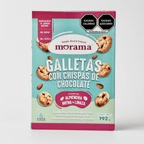 Galleta Chispas de Chocolate con Almendra Avena y Linaza Morama 6/192gr