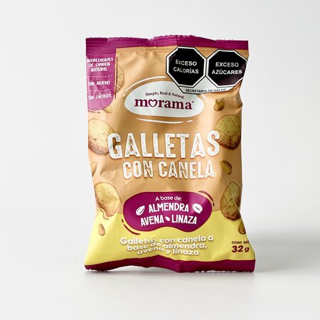Galleta con Canela con Almendra Avena y Linaza Morama 32gr