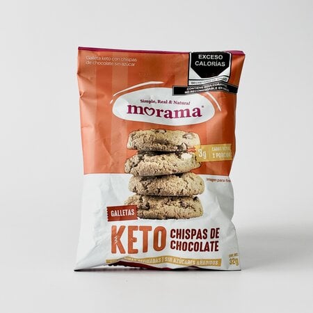 Galleta Chispas de Chocolate Keto Morama 32gr