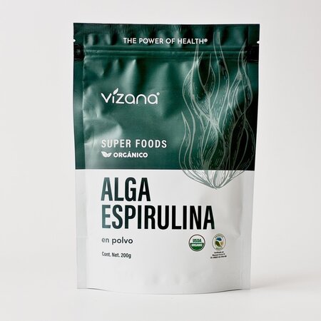 Espirulina Orgánica en Polvo Vizana 200 gr.