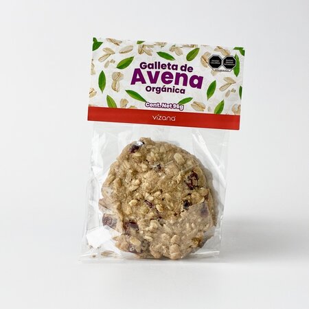 Galleta de Avena con Arándano Organica Vizana 96g