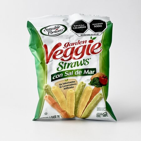 Garden Veggie Straws Sal de Mar SP 28 gr.