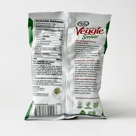 Garden Veggie Straws Sal de Mar SP 28 gr.