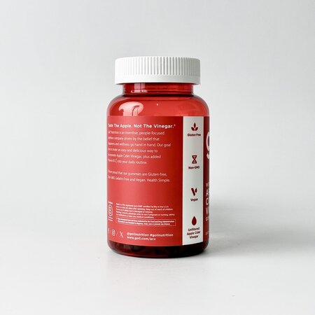 Gomitas de Vinagre Manzana Goli 60/4mg.