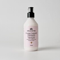 Crema Corporal Hidratante con Petalos de Rosas y Miel Organica Abeja Reyna 250ml